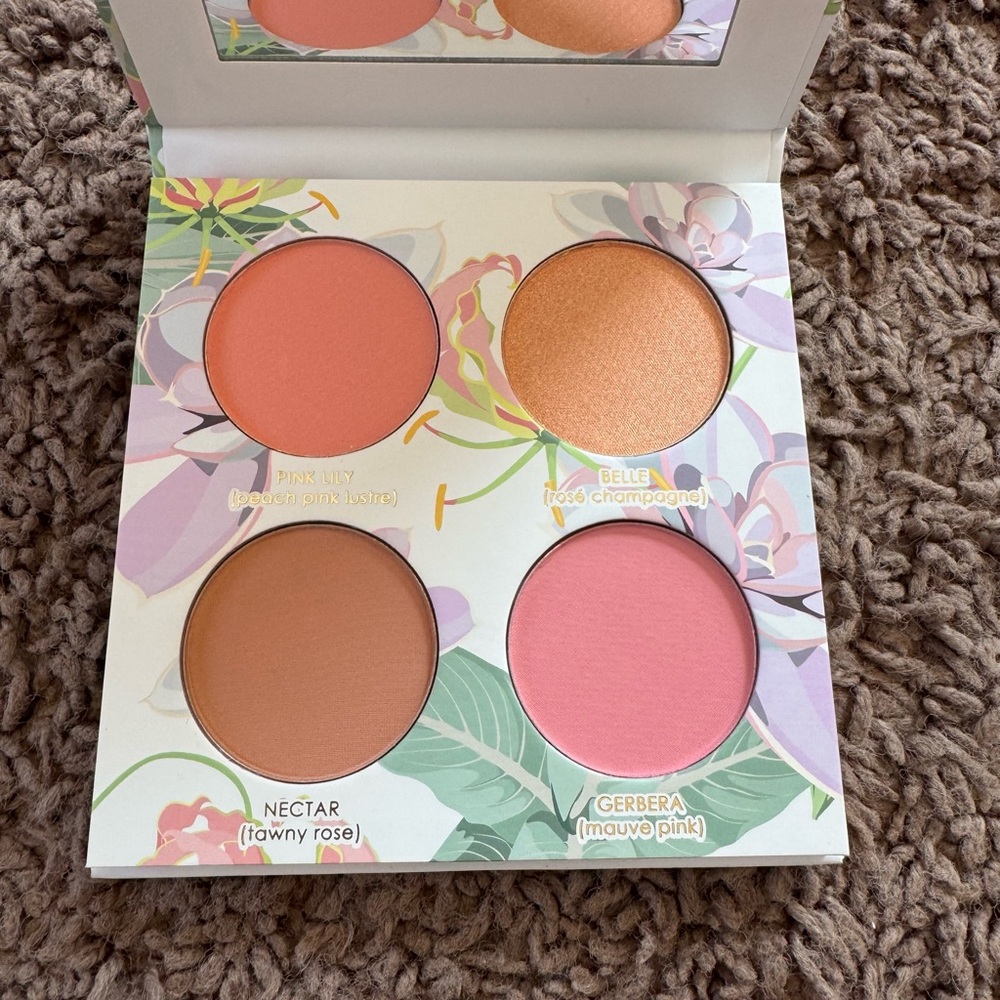 2 FOR $25 Seraphine BOTANICALS Lily + Blossom Lily Infused Blush Palette NEW - Picture 4 of 4